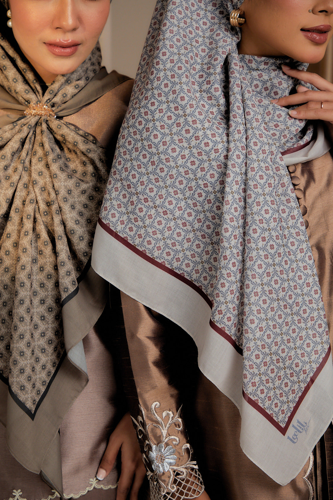 BEGUM GREYISH BURGUNDY