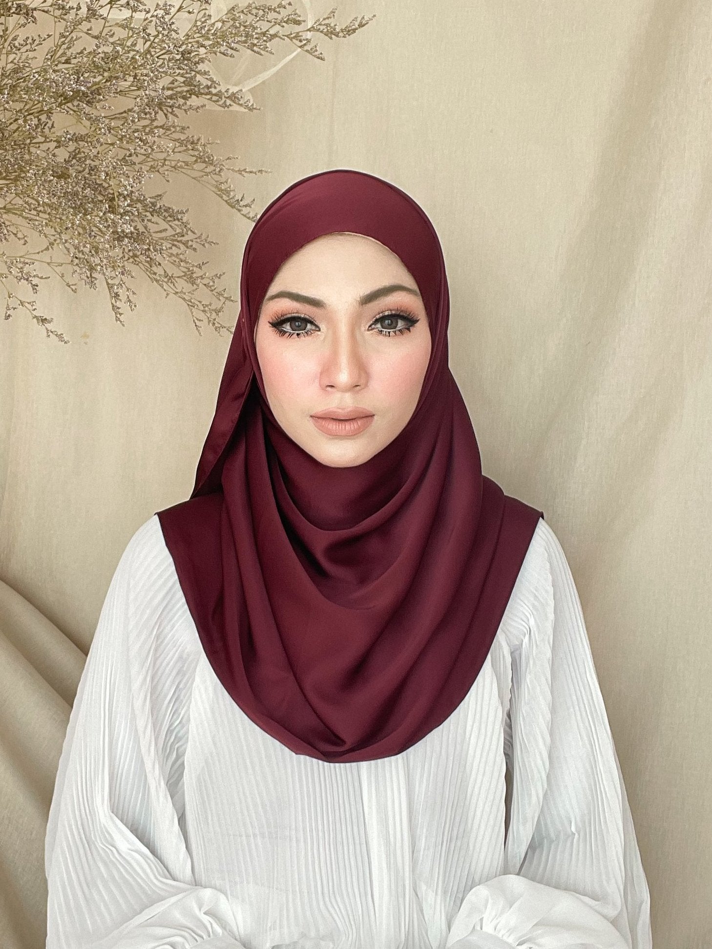 PLAIN- MAROON