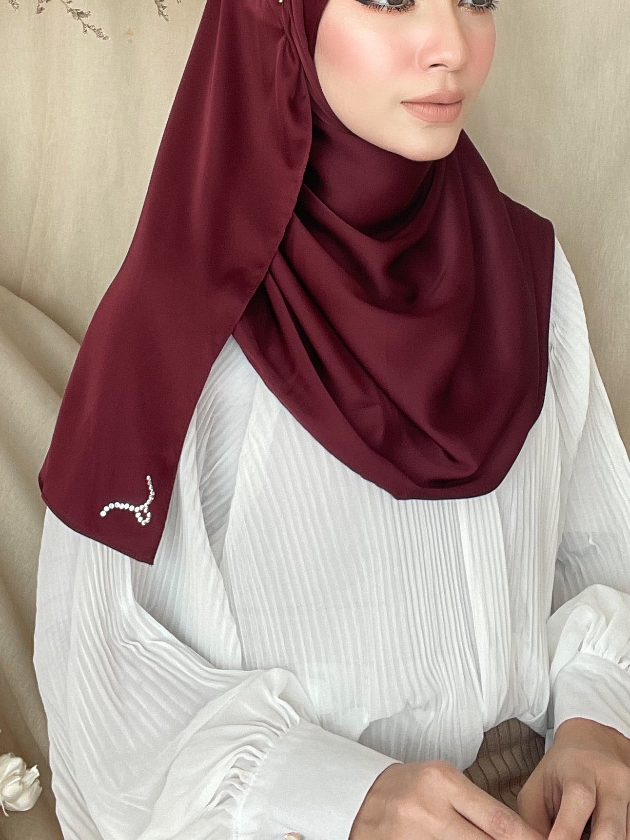 PLAIN- MAROON